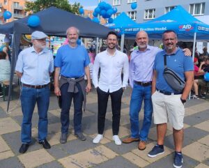 Einige Vertreter des Steglitz-Zehlendorfer Vorstandes beim Familienfest am Stern